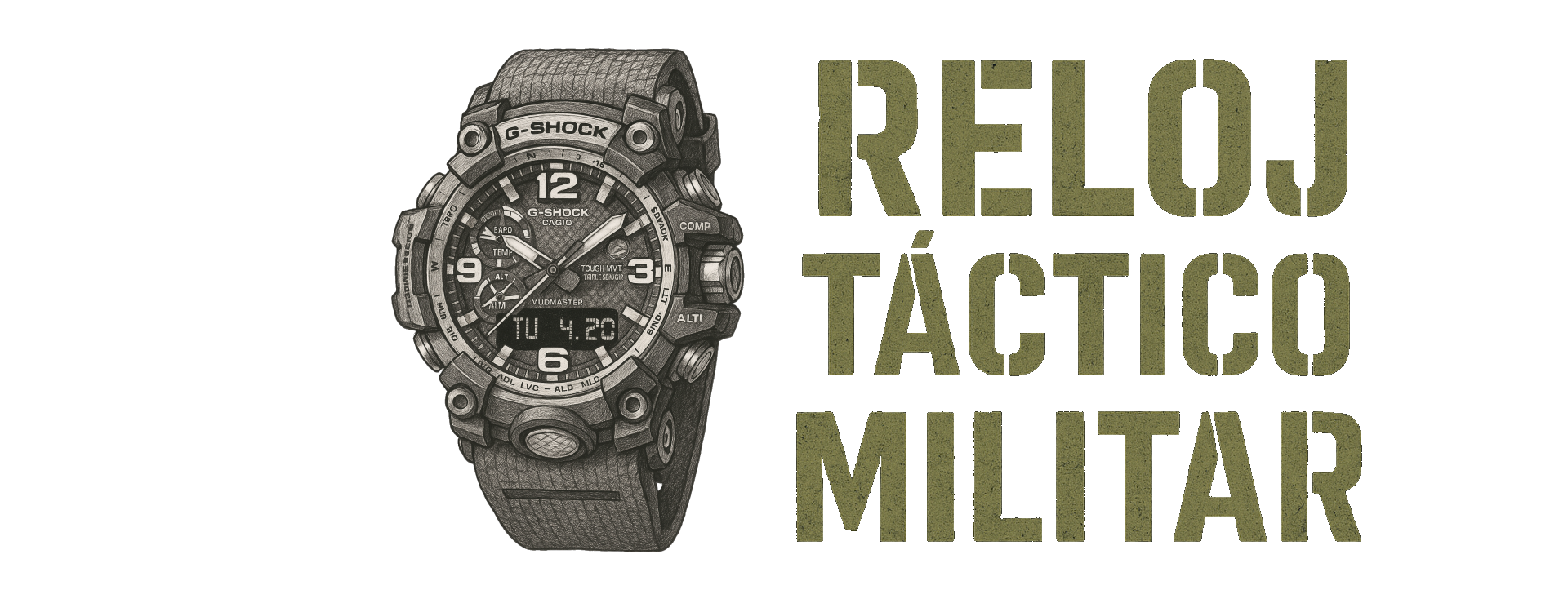 RELOJ TÁCTICO MILITAR